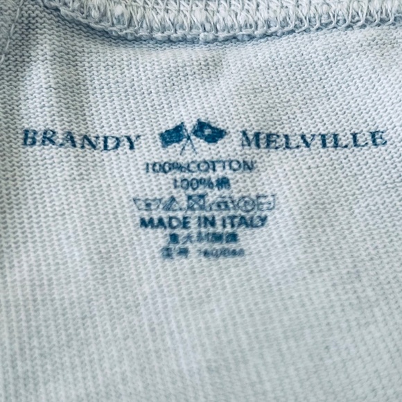 Baby Blue Brandy Melville Knit Shorts - Picture 4 of 5